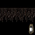 LAMPKI SOPLE 101-200 LAMPEK LED ZEWNĘTRZNE BIAŁE CIEPŁE 5M KURTYNA ŚWIETLNA
