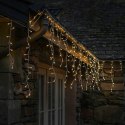 LAMPKI SOPLE 101-200 LAMPEK LED ZEWNĘTRZNE BIAŁE CIEPŁE 5M KURTYNA ŚWIETLNA