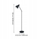 Lampa podłogowa Do Salonu Sypialni 40W vintage Kontrastowe wykończenie