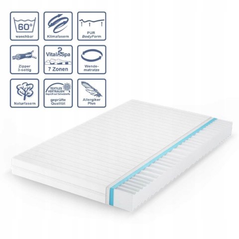 Materac piankowy VitaliSpa 120 x 200 x 16cm H2
