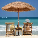 Parasol plażowy ogrodowy w stylu hawajskim tropikalny design