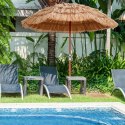 Parasol plażowy ogrodowy w stylu hawajskim tropikalny design