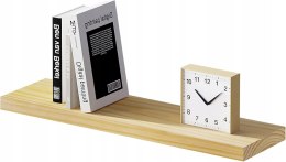 Drewniany regał ścienny wisząca półka do kuchni salon sypialni łatwy montaż