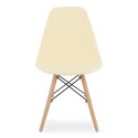 Krzesło OSAKA kremowe / nogi naturalne x 1