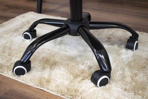 Krzesło obrotowe NOTO aksamit - czarne