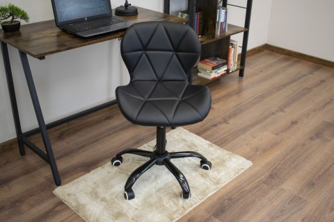 Krzesło obrotowe NOTO ekoskóra - czarne