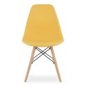 Krzesło OSAKA musztarda / nogi naturalne x 1