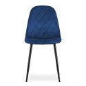 Krzesło ASTI - granat aksamit x 4