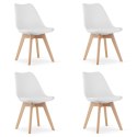 Krzesło MARK Białe x 4