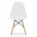 Zestaw stół prostokątny ADRIA 120x80cm biały + 6 krzeseł OSAKA białe