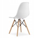 Zestaw stół prostokątny ADRIA 120x80cm biały + 6 krzeseł OSAKA białe