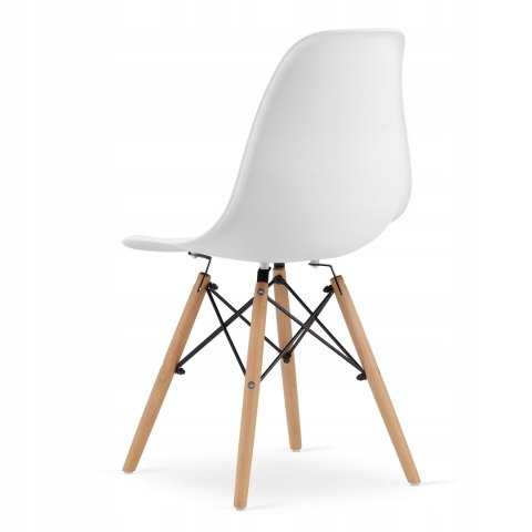 Zestaw stół prostokątny ADRIA 120x80cm biały + 6 krzeseł OSAKA białe