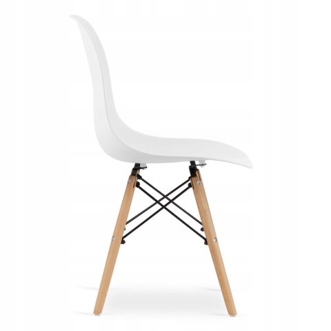 Zestaw stół prostokątny ADRIA 120x80cm biały + 6 krzeseł OSAKA białe