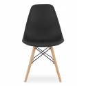 Zestaw stół prostokątny ADRIA 120x80cm biały + 6 krzeseł OSAKA czarne