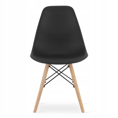 Zestaw stół prostokątny ADRIA 120x80cm biały + 6 krzeseł OSAKA czarne