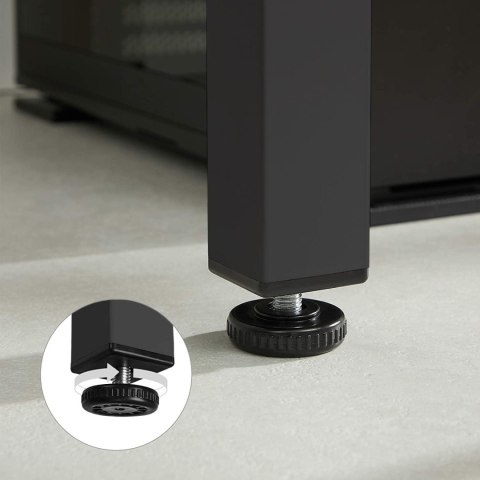 Zestaw stół prostokątny TESSA 120x60cm rustykalny + 4 krzesła OSAKA czarne