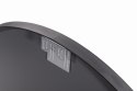 Lustro 50cm czarna rama