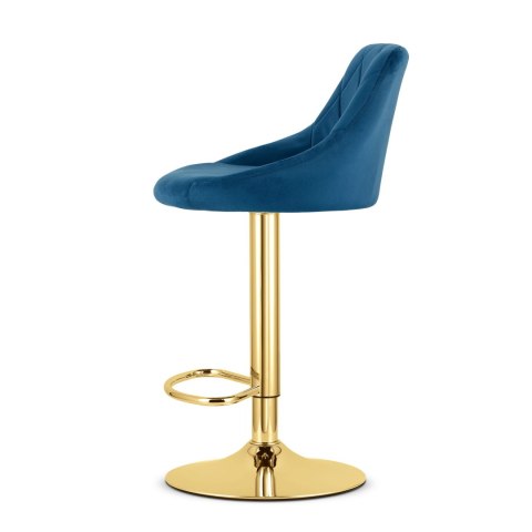 Hoker KAST - aksamit granatowy / baza złota