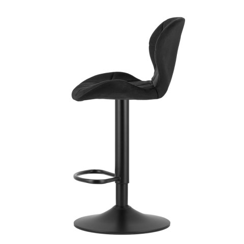 Hoker WEST - aksamit czarny / baza czarna x 2