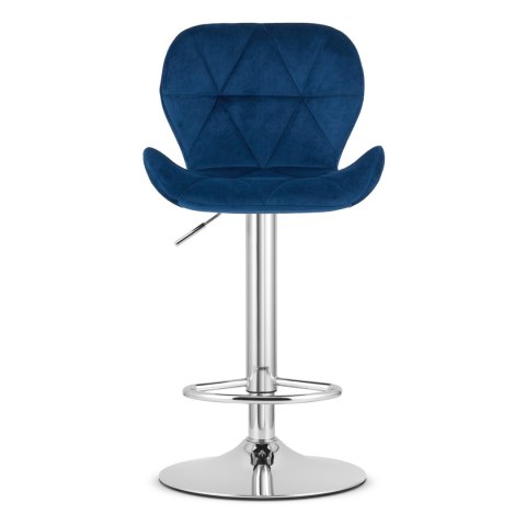 Hoker WEST - aksamit granatowy / baza chrom x 2