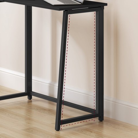 Biurko Komputerowe MAX 1.0 - czarne / nogi czarne