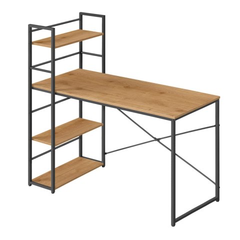 Biurko Komputerowe MAX 4.0 - dąb / nogi czarne