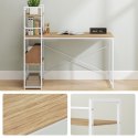 Biurko Komputerowe MAX 4.0 - sonoma / nogi białe