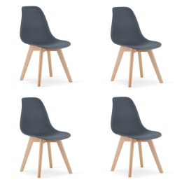 Krzesło KITO - dark slate x 4