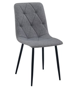 Krzesło LIBRA - ciemny szary materiał / nogi czarne x 1