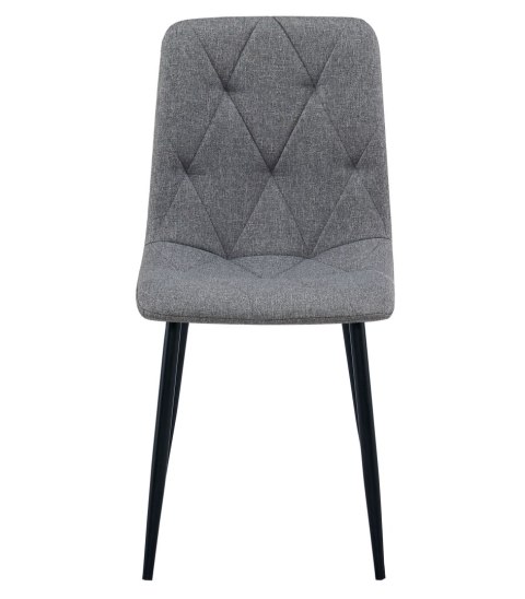 Krzesło LIBRA - ciemny szary materiał / nogi czarne x 1