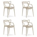 Krzesło KATO - beż x 4