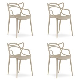 Krzesło KATO - beż x 4