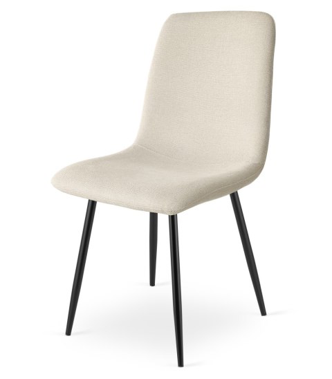 Krzesło RIFT - beż / nogi kolor czarny x 4