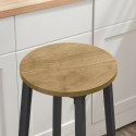 Taboret barowy - artisan / nogi czarne - LBC328B88