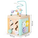 Drewniana kostka edukacyjna sorter mula ECOTOYS ECOTOYS