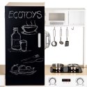 Drewniana kuchnia dla dzieci osobne segmenty XXL tablica + LED ECOTOYS ECOTOYS