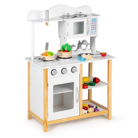 Drewniana kuchnia dla dzieci z piekarnikiem + akcesoria ECOTOYS ECOTOYS