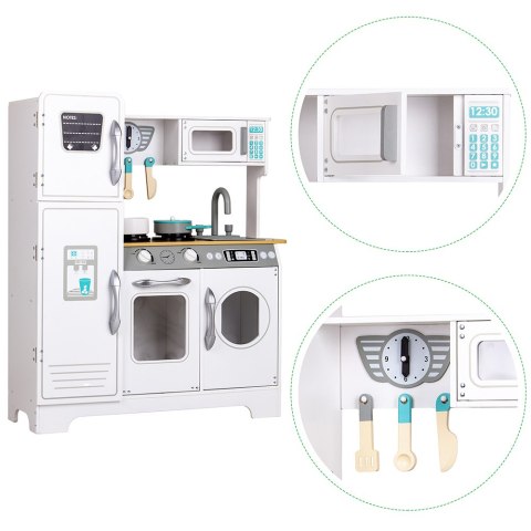 Drewniana kuchnia z akcesoriami dla dzieci ECOTOYS ECOTOYS