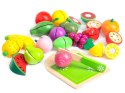 Drewniane owoce do krojenia 20 sztuk ECOTOYS ECOTOYS