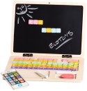 Drewniany laptop edukacyjny tablica magnetyczna ECOTOYS ECOTOYS