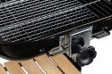 Duży grill ogrodowy z pokrywą regulacja rusztu drewniane półki MultiGarden MultiGarden