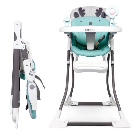 Fotelik krzesełko do karmienia składane ECOTOYS ECOTOYS