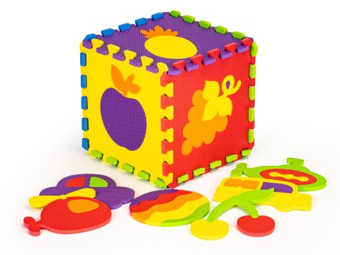 Mata piankowa edukacyjna EVA puzzle 20 elementów 148x119 cm ECOTOYS ECOTOYS