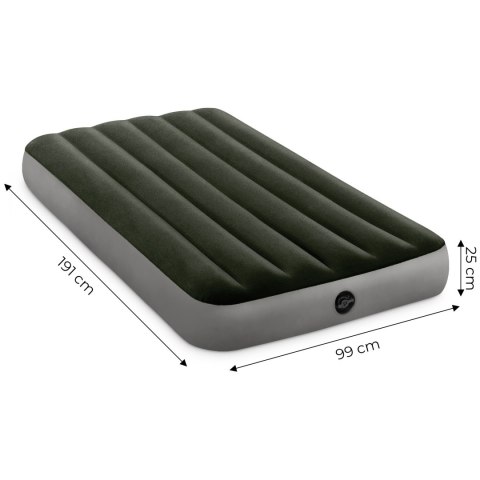 Materac dmuchany do spania łóżko jednoosobowy 191x99 cm INTEX 64107 INTEX
