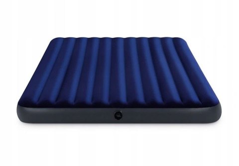Materac dmuchany dwuosobowy 203x183 cm welurowy INTEX 64755 INTEX