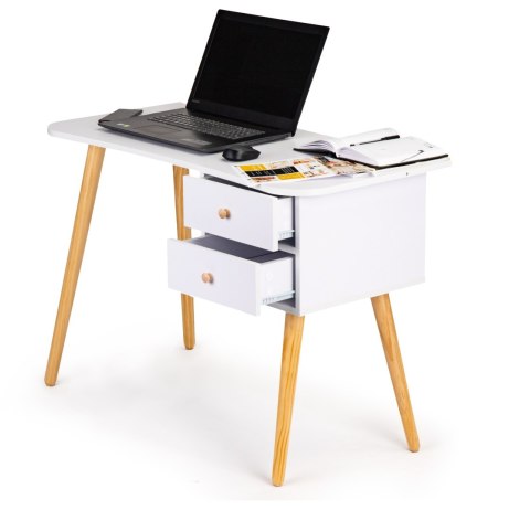 Nowoczesne biurko komputerowe stolik 2 szuflady ModernHome ModernHome