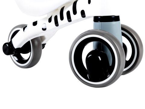 Rowerek biegowy dla dzieci bezpieczna konstrukcja koła EVA "Zebra" ECOTOYS ECOTOYS