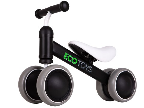Rowerek biegowy treningowy mini rower dla dzieci czarny ECOTOYS ECOTOYS