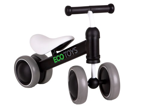 Rowerek biegowy treningowy mini rower dla dzieci czarny ECOTOYS ECOTOYS