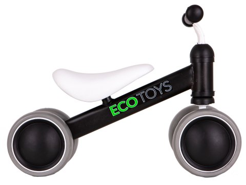 Rowerek biegowy treningowy mini rower dla dzieci czarny ECOTOYS ECOTOYS